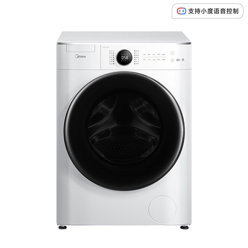 美的美的 全自动滚筒洗衣机 10公斤变频 支持小度语音控制 MG100V70WD5洗衣机