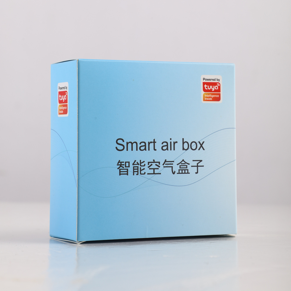 物果智家WiFi智能空气盒子甲醛VOC二氧化碳温湿度五合一检测空气检测仪