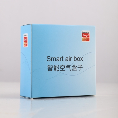 物果智家 WiFi智能空气盒子甲醛VOC二氧化碳温湿度五合一检测 空气检测仪