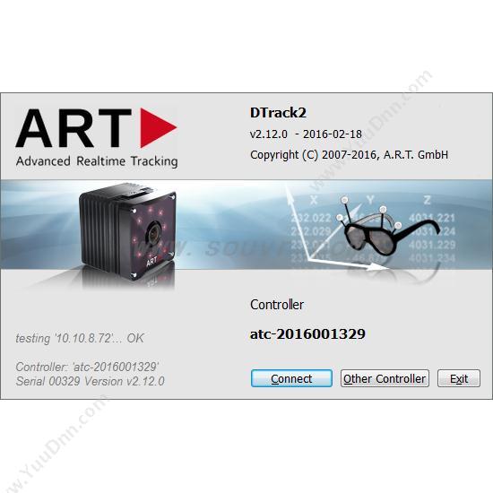 ARTA.R.T. DTrack2 动作捕捉软件光学追踪