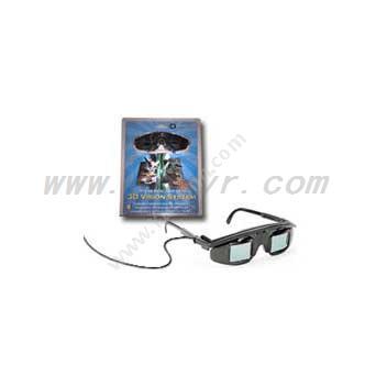 E-D Edimensional  Wired 3D Glasses for the PC 立体发生系统