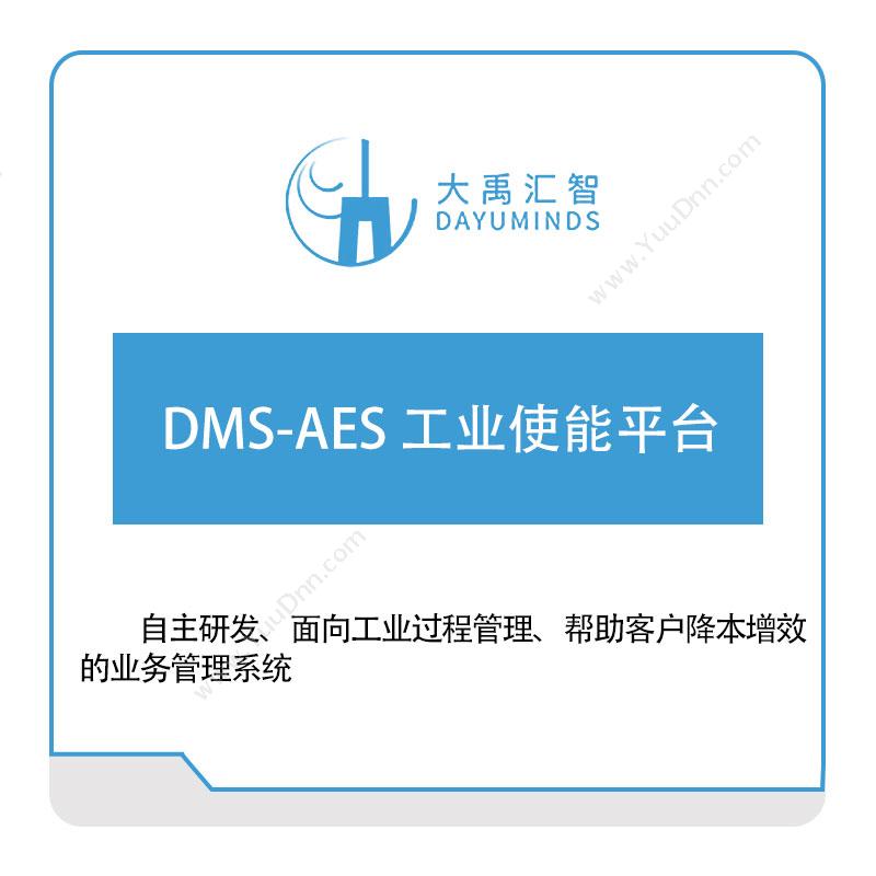 大禹汇智 DMS-AES-工业使能平台 大数据