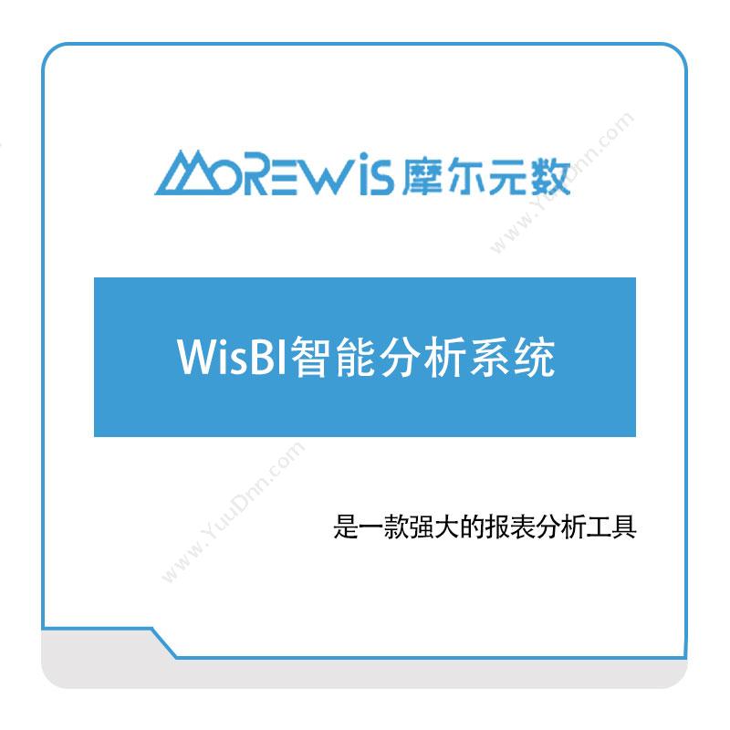 摩尔元数（厦门） WisBI智能分析系统 商业智能BI
