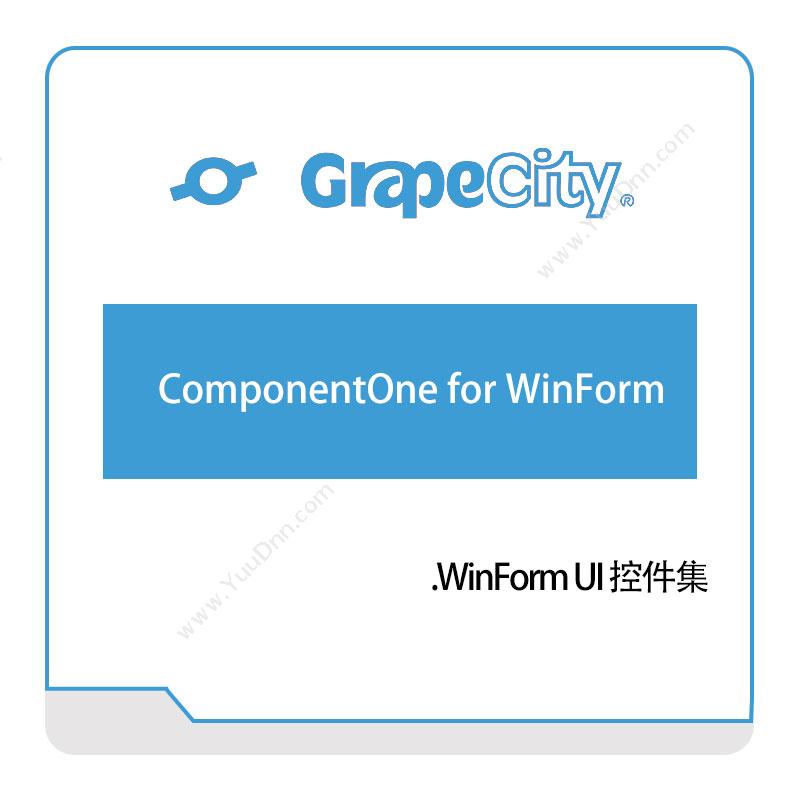 葡萄城 GrapeCityWinForm-UI-控件集低代码
