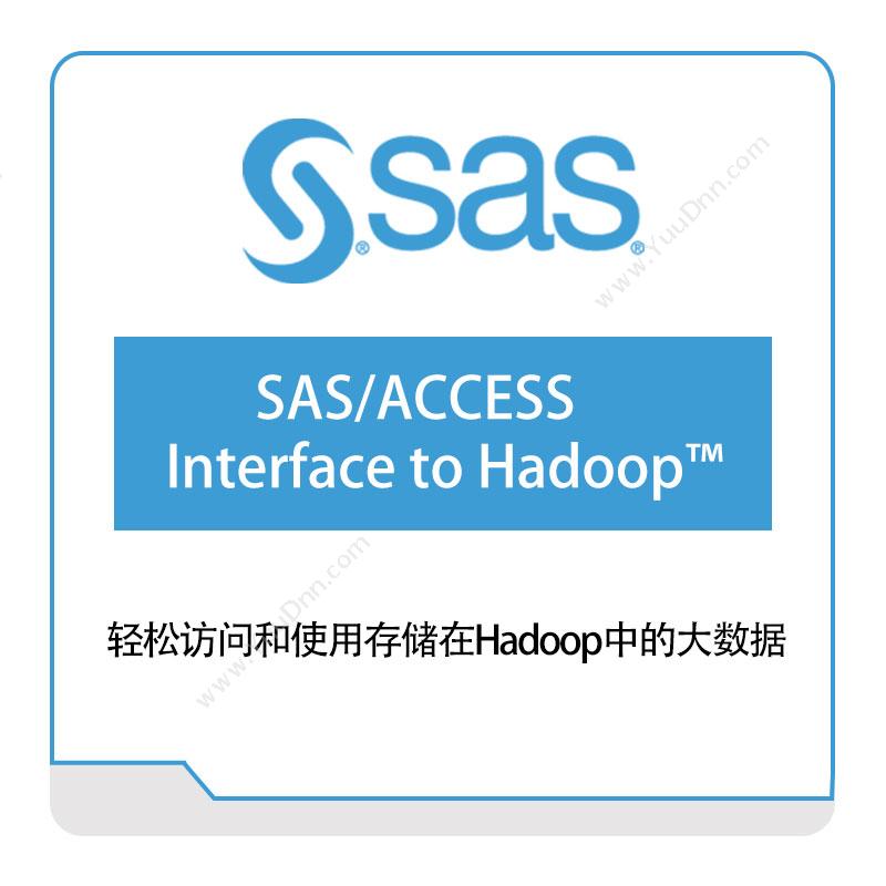 赛仕软件 SAS SAS、ACCESS®-Interface-to-Hadoop 商业智能BI