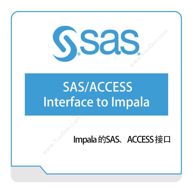赛仕软件 SASSAS、ACCESS®-Interface-to-Impala商业智能BI