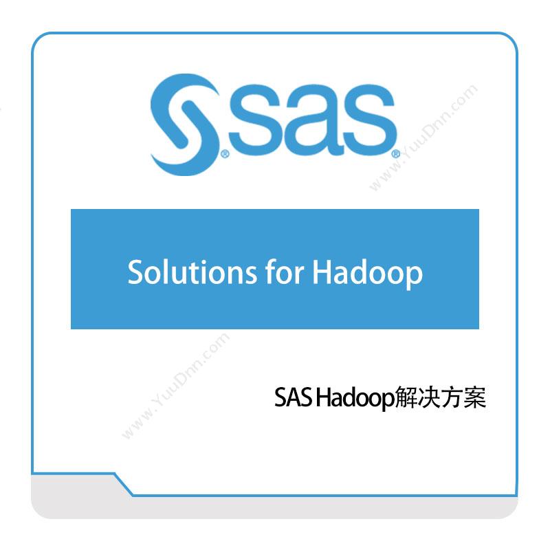 赛仕软件 SASSAS-Hadoop解决方案商业智能BI