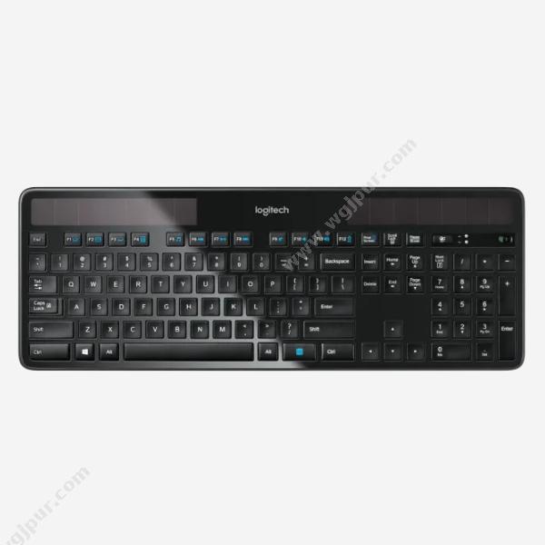 罗技 LogiK750 无线太阳能键盘键盘