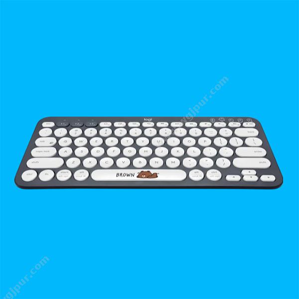 罗技 Logi LINE FRIENDS 多设备蓝牙键盘 键盘
