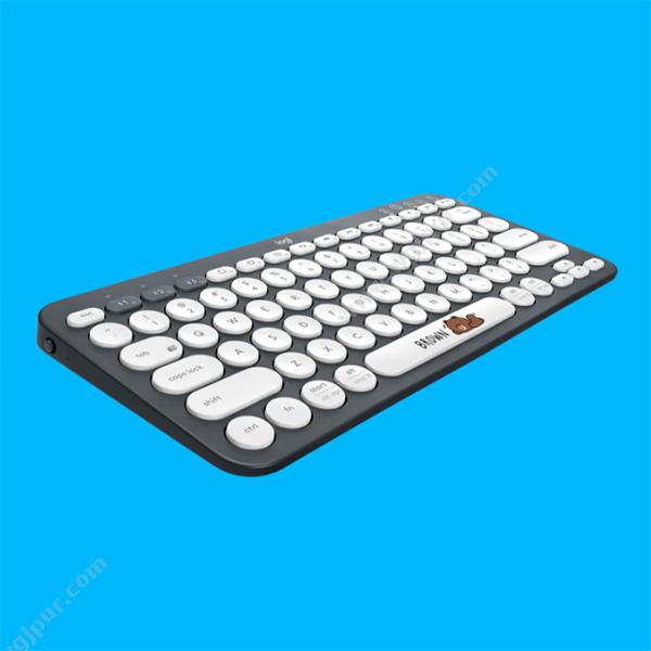 罗技 Logi LINE FRIENDS 多设备蓝牙键盘 键盘