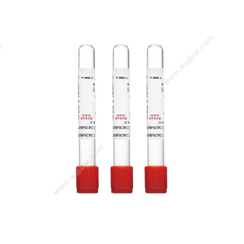 鑫乐一次性使用静脉血样采集容器 红色 无菌PET 5ml普通管（1800支/箱）采血管