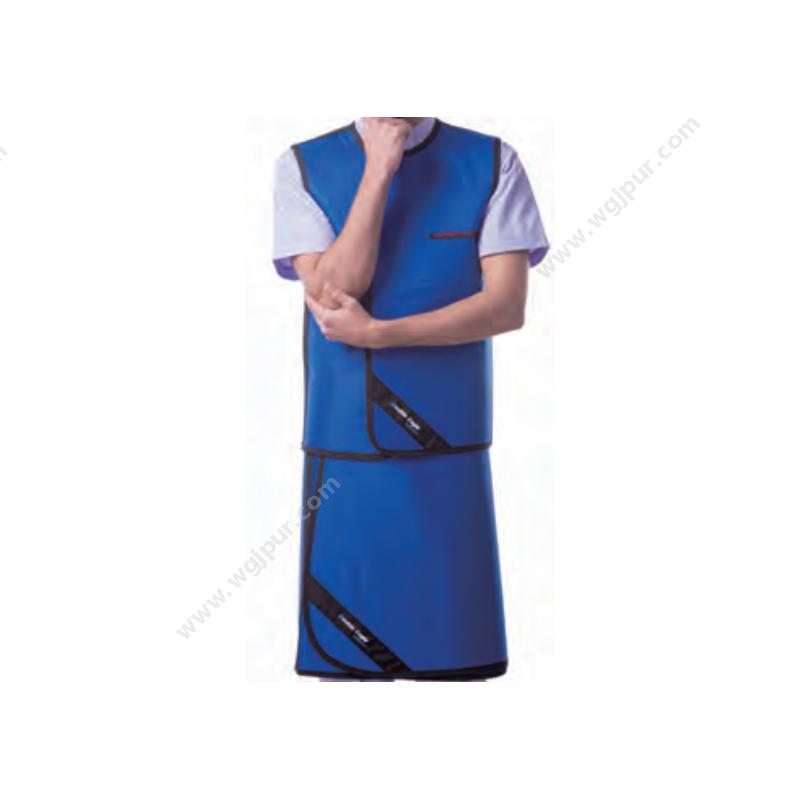 双鹰医用射线防护裙 分体式 1000×600mm 单面无袖 0.5mmpb（1件）铅防护用品