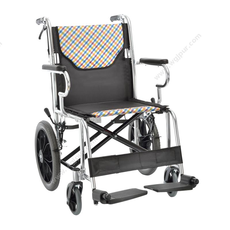 鱼跃 yuwell手动轮椅车 铝合金H032C轮椅