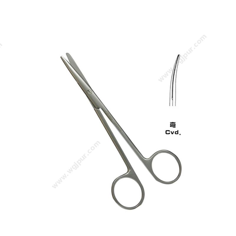 金钟精细剪 JA2542（22cm，弯窄头，WD）组织剪