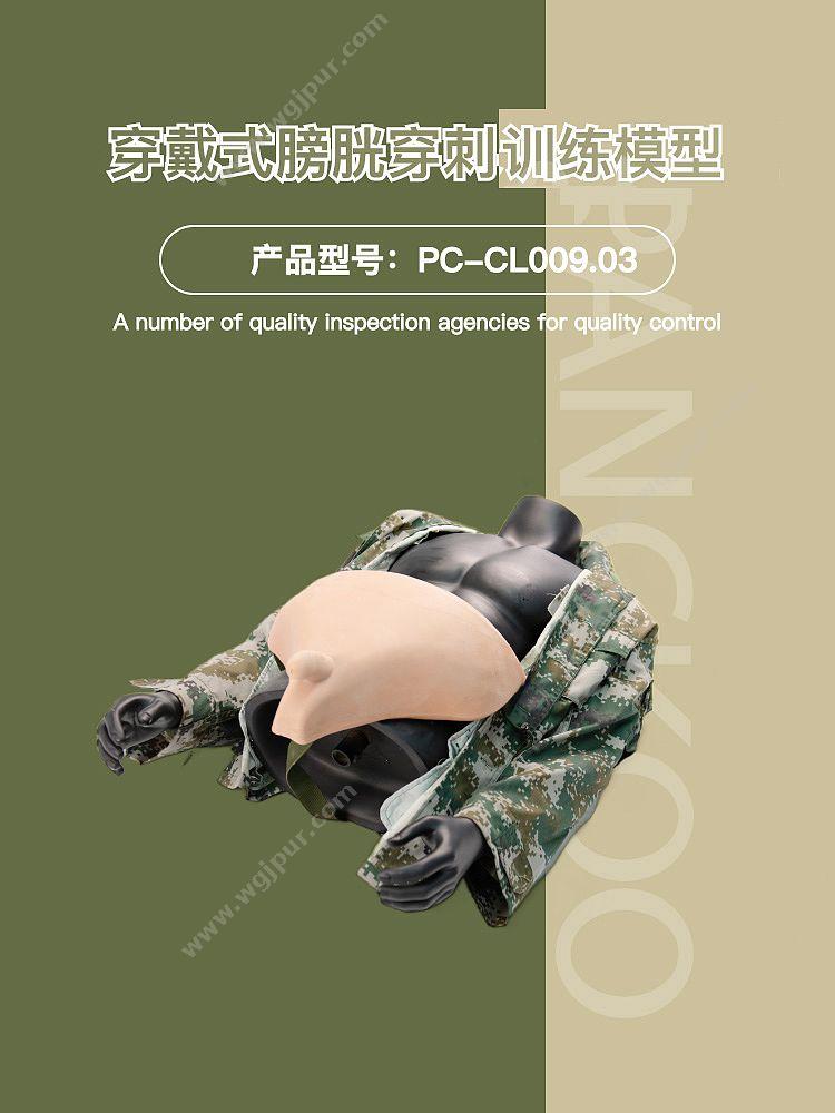 盘古卫勤 穿戴式膀胱穿刺训练模型 PC-CL009.03 护理训练模型