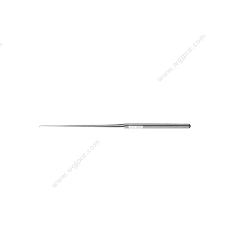金钟耵聍钩 H6N020（16cm角弯90°头宽2直形）耳鼻喉用钩针