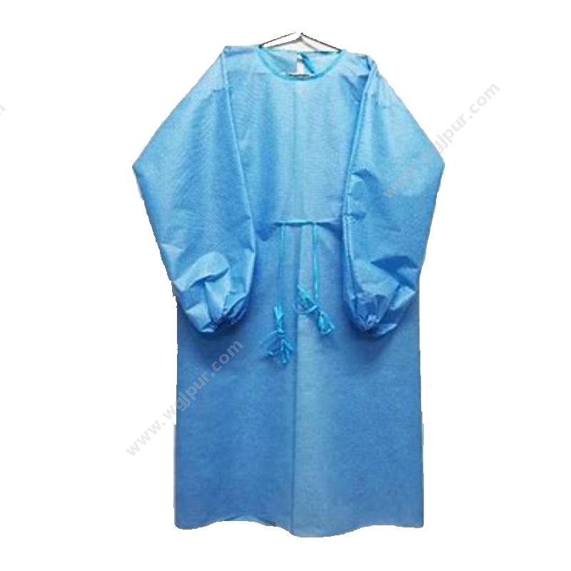 奥美隔离衣 120×140cm 反穿式 45g 蓝色 SMS无纺布（1件/袋 60件/箱）隔离衣